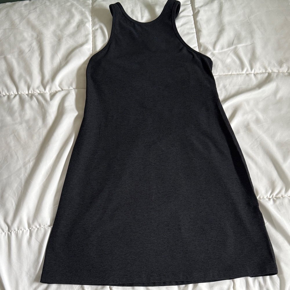 Beyond Yoga (NWT) Classic Charcoal Racerback Tank Dress